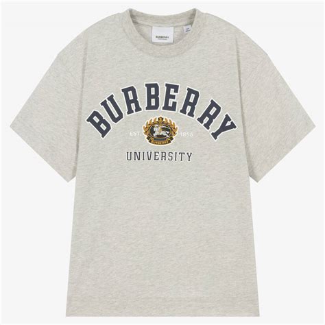 burberry teen logo t shirt|toddler girl Burberry shirt.